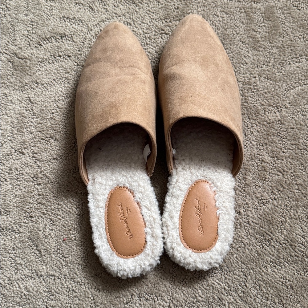 Universal Thread Tan Suede Mules - Picture 2 of 3
